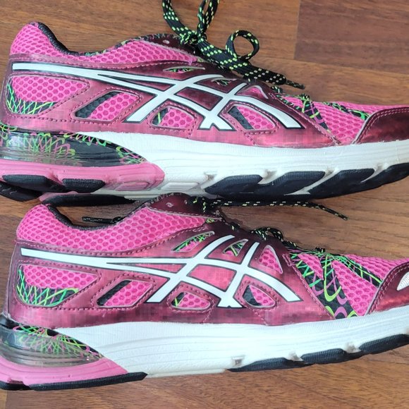 Asics T4A09 Gel Hot Pink/ Raspberry GEL-PRELEUS Size 8 - Picture 2 of 10